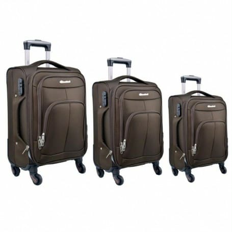 lot de 3 Valises à roulettes amovible, étanche, sac de voyage à main, grande capacité, valise à roulettes avec code de securite