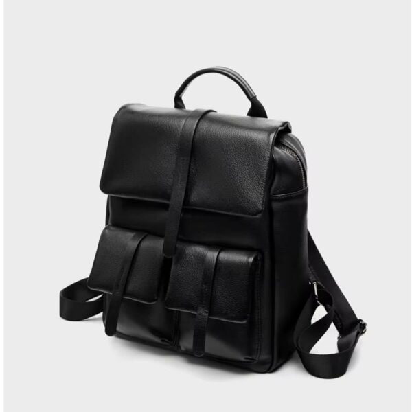 Sac à dos de luxe en cuir véritable pour femme, grande capacité, fonctionnel, idéal pour l'école, les voyages, les vacances