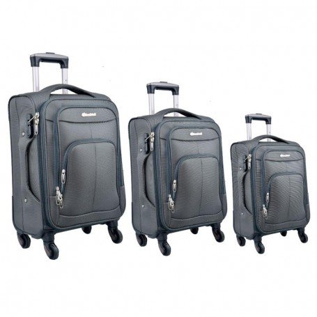 lot de 3 Valises à roulettes amovible, étanche, sac de voyage à main, grande capacité, valise à roulettes avec code de securite