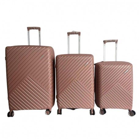 lot de 3 valises en silicone incassable 20 24 28 pouce qualité premium Polypropylène