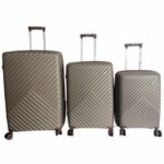 lot de 3 valises en silicone incassable 20 24 28 pouce qualité premium Polypropylène