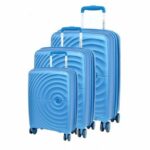 lot de 3 valises en silicone incassable 20 24 28 pouce qualité premium Polypropylène