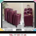 lot de 3 valises en silicone incassable 20 24 28 pouce qualité premium Polypropylène