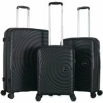 lot de 3 valises en silicone incassable 20 24 28 pouce qualité premium Polypropylène