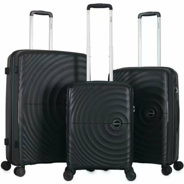 lot de 3 valises en silicone incassable 20 24 28 pouce qualité premium Polypropylène