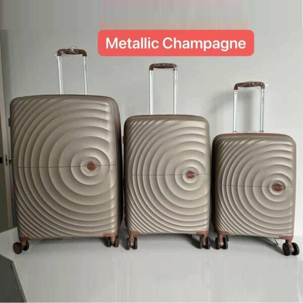 lot de 3 valises en silicone incassable 20 24 28 pouce qualité premium Polypropylène