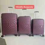 lot de 3 valises en silicone incassable 20 24 28 pouce qualité premium Polypropylène