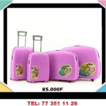 lot de 4 valises Travel Box Luggage  sac de bagages en polypropylène pp stock de bagages de marque
