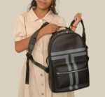 Sac à dos d'école Ultra Minimal II, tendance, rayures, , sport, athlétisme, parallèle, minimalisme, noir