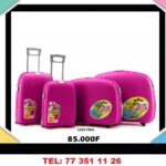 lot de 4 valises Travel Box Luggage  sac de bagages en polypropylène pp stock de bagages de marque