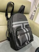 Sac à dos d'école Ultra Minimal II, tendance, rayures, , sport, athlétisme, parallèle, minimalisme, noir – Image 3