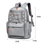 Sac à dos Oxford imperméable pour homme, style coréen, idéal pour les voyages, les affaires, l'école ou le quotidien. Grande capacité, à bandoulière.