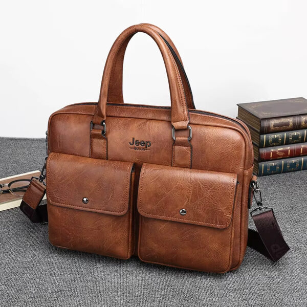 sac à bandoulière pour ordinateur portable mallette Haute qualité mode étanche affaires décontracté souple en cuir PU sac à bandoulière pour ordinateur portable mallette sac à main valise