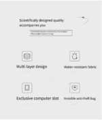 Sac à dos en cuir véritable naturel, nouvelle collection 2025 – Image 7