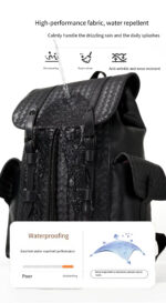 Sac à dos en cuir véritable naturel, nouvelle collection 2025 – Image 8