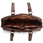 sac à bandoulière pour ordinateur portable mallette Haute qualité mode étanche affaires décontracté souple en cuir PU sac à bandoulière pour ordinateur portable mallette sac à main valise – Image 13