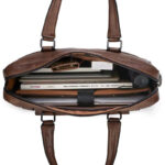 sac à bandoulière pour ordinateur portable mallette Haute qualité mode étanche affaires décontracté souple en cuir PU sac à bandoulière pour ordinateur portable mallette sac à main valise – Image 14