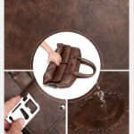 sac à bandoulière pour ordinateur portable mallette Haute qualité mode étanche affaires décontracté souple en cuir PU sac à bandoulière pour ordinateur portable mallette sac à main valise – Image 8