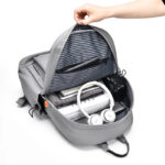 Sac à dos Oxford imperméable pour homme, style coréen, idéal pour les voyages, les affaires, l'école ou le quotidien. Grande capacité, à bandoulière. – Image 7