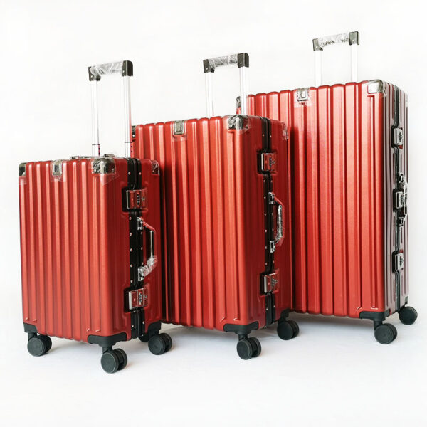 lot de 3 valises en  Aluminum-magnesium Material High Quality /24/26/28 Size