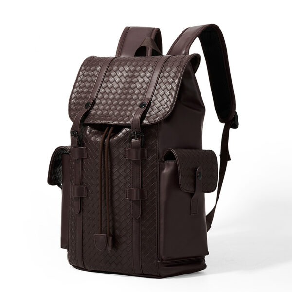 Sac à dos en cuir véritable naturel, nouvelle collection 2025