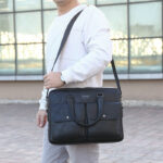 sac à bandoulière pour ordinateur portable mallette Haute qualité mode étanche affaires décontracté souple en cuir PU sac à bandoulière pour ordinateur portable mallette sac à main valise – Image 22