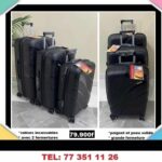 lot de 3 valises en silicone incassable 20 24 28 pouce qualité premium Polypropylène