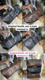 Sacs de voyage vintage pour hommes, sacs fourre-tout pour femmes, valises, sacs à main, bagages à main de grande capacité, sacs de voyage de marque de luxe – Image 2