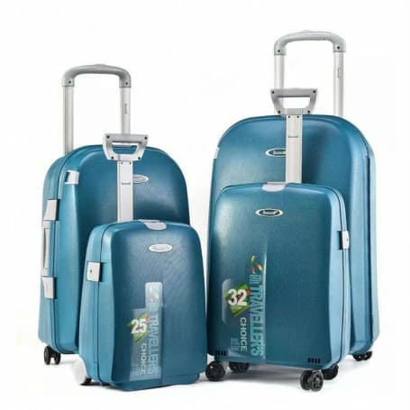 lot de 4 valises en PP rigide 18 21 27 31 pouces avec roues pivotantes pour les longs voyages durables sacs de grande capacité