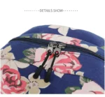 Sac à dos d'école pour adolescentes, sacs d'école légers pour enfants, sacs à dos de voyage en toile florale, ensemble de cartables – Image 6