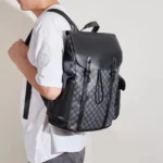 Sac à dos pour homme, style vintage à imprimé floral, de haute qualité, grande capacité, idéal pour les voyages, collection 2024 – Image 4