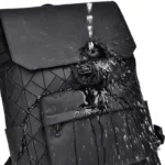 Sac à dos réfléchissant coloré pour homme, design de marque, motif losange, grande capacité, pour ordinateur portable 15 pouces, décontracté, pour l'école – Image 4