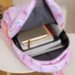 Ensemble de 3 sacs à dos pour fille, petit ours, pour écolière, sac à bandoulière double, sac de voyage, sac à livres, sac pour ordinateur portable, livre – Image 6