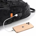 Sac à dos camouflage double bandoulière pour homme, sacoche d'affaires pour ordinateur portable 14 pouces, grande capacité, étanche, pour voyage, école – Image 2