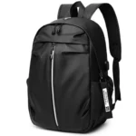 Sac à dos grande capacité pour homme, interface USB, anti-éclaboussures, pour ordinateur portable, style simple et décontracté, idéal pour les voyages – Image 8
