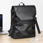Sac à dos géométrique grande capacité pour ordinateur portable, idéal pour les loisirs, les affaires ou le campus – Image 3