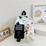 Sac à dos pour ENFANT de style étranger, motif ours, pour la maternelle, léger et original, 2023 – Image 2