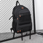 Sac À Dos Haute Qualité Poche En Maille Sac À Dos De Voyage Style Académique Loisirs Campus Sacs – Image 3