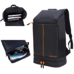 Sac à bandoulière grande capacité, imperméable, résistant à l'usure, en PU, pour le sport, l'alpinisme, avec compartiment à chaussures – Image 5