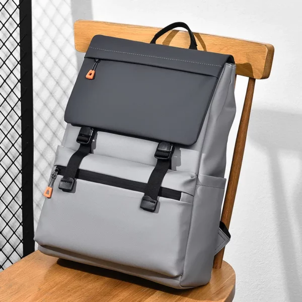 Sac à dos grande capacité pour homme, cartable étanche pour ordinateur portable 15,6 pouces, sac de voyage pour étudiant