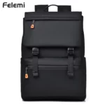 Sac à dos grande capacité pour homme, cartable étanche pour ordinateur portable 15,6 pouces, sac de voyage pour étudiant – Image 2