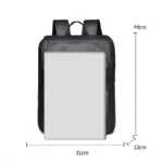 Sac à dos Oxford grande capacité pour ordinateur portable, style décontracté, idéal pour les voyages, les affaires, le lycée ou les étudiants – Image 4