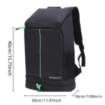 Sac à bandoulière grande capacité, imperméable, résistant à l'usure, en PU, pour le sport, l'alpinisme, avec compartiment à chaussures – Image 2