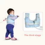 Ceinture d'apprentissage de marche  pour bébé Trotteur pour bébé Corde pour tout-petit Garçon Fille Siège Marche Ceinture anti-chute Bébé Double usage Enfant Corde de traction Artefact – Image 5