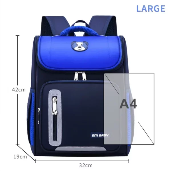2023 Teenager School Bags Unisex Cute Bear Pattern Satchel For Primary Students 3 Size 5 Colors High Quality Backpack