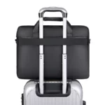 SAC Housse antichoc pour ordinateur portable 15,6 pouces pour MacBook HP Dell Acer, sac à bandoulière pour documents pour MacBook Air – Image 4