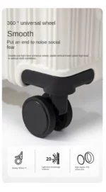 lot de 3 valises en  Aluminum-magnesium Material High Quality /24/26/28 Size – Image 6