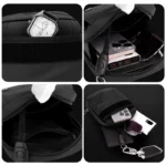 sac à bandoulière simple - Sac à bandoulière simple et décontracté pour homme pour les sorties décontractées et petit sac à bandoulière – Image 3