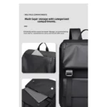 Sac à dos Oxford grande capacité pour ordinateur portable, style décontracté, idéal pour les voyages, les affaires, le lycée ou les étudiants – Image 5