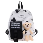 Sac à dos pour ENFANT de style étranger, motif ours, pour la maternelle, léger et original, 2023 – Image 3